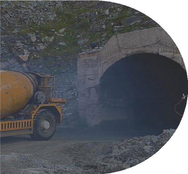 Camion hormigonero subterraneo (Mixer de bajo 